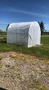 Weißer Kunststofftunnel 2x2,5m Garden Point