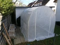 Weißer Kunststofftunnel 2x2,5m Garden Point